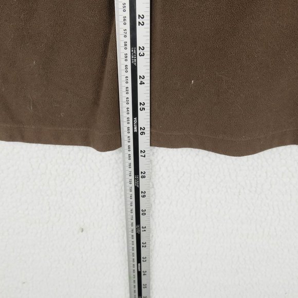 Eddie Bauer First Accent Sweater Mens Large Brown Half Zip Fleece Lightweight - Picture 6 of 9